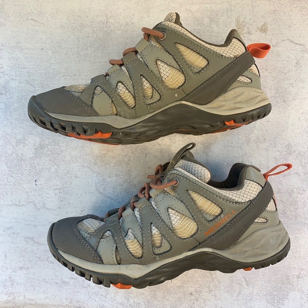 Merrell Size 7 Hiking Shoes‎ Grey QForm 2 Trail Performance Select Grip Sneakers